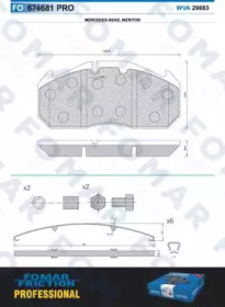 FOMAR FRICTION FO 674681